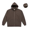 SIMWOOD 2023 Spring New Oversize 450g Pique Fabric Warm Fleece Liner Zip-up Hoodies Men Plus Size Jackets.