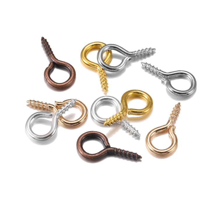 200pcs%20Small%20Tiny%20Mini%20Eye%20Pins%20Eyepins%20Hooks%20Eyelets%20Screw%20Threaded%20Gold%20Silver%20Clasps%20Hooks%20Jewelry%20Findings%20For%20Making%20DIY%20-%20Image%207