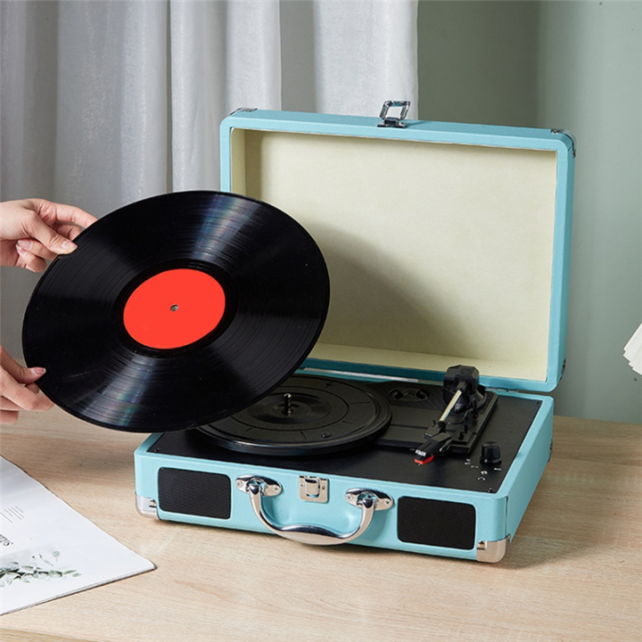 Vinyl%20Phonograph%20Portable%20Retro%20Classic%20USB%20Bluetooth%20Speaker%20Record%20Player%20PC%20Recorder%20-%20Image%204
