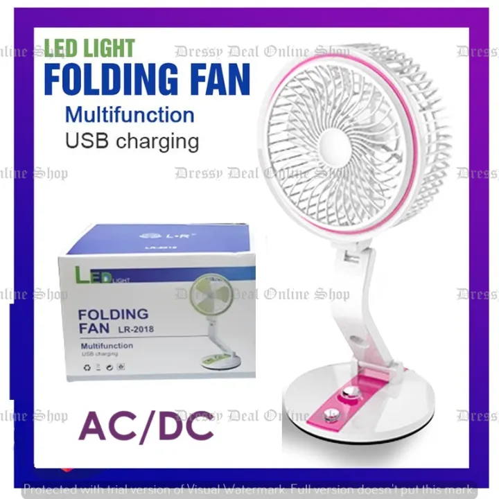 Multifunction%20Rechargeable%20Table%20fan%20Wall%20mount%20AC/DC%20Fan%20with%20LED%20Light%20-%20Image%207