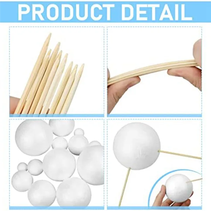 Solar%20System%20Project%20Kit,%20PlanetModel%20Crafts%2014%20Mixed%20Sized%20Polystyrene%20Spheres%20Balls%20for%20School%20Science%20Projects%20-%20Image%205
