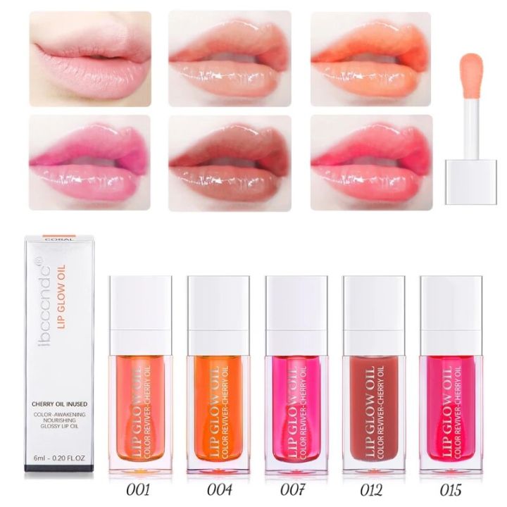 5 Colors Soften Vitamin E Lip Plumper Oil Hydrating Moisturizing Fine Lines Removal Dry Tinted Beauty Health Care Nourishing