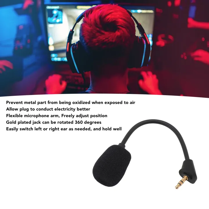 Detachable%20Microphone%20Boom,%20Replacement%20Game%20Mic%20Removable%20with%20Flexible%20for%20Daily%20Use%20-%20Image%202