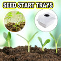 Plastic Seed Starter Tray Greenhouse Seeding Garden Seed Pot Grow Planter Box.