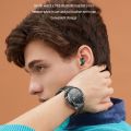 M68 Plus 1.52 inch Round Screen 2 in 1 Bluetooth Earphone Watch, 512MB Memory Support Health Monitoring. 
