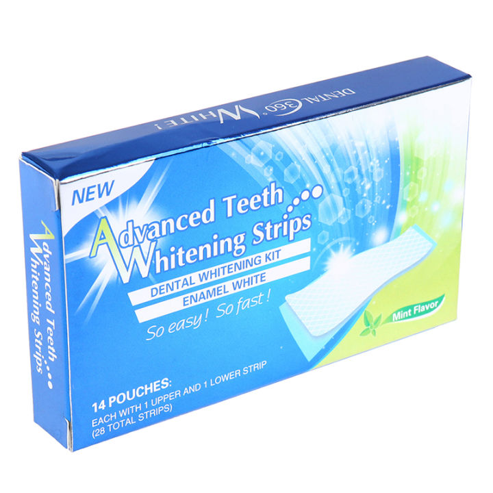 【Good-Love Store】Teeth Whitening Paste Strips Oral Hygiene Care Double Elastic Tooth Whitestrips Dental Bleaching Tools -
