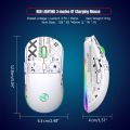 6-Key 2.4G- Wireless Mouse Tri-mode RGB Glowing 12 Lighting Bluetooth-compatible Game TypeC Charging Mouse Rechargeable.