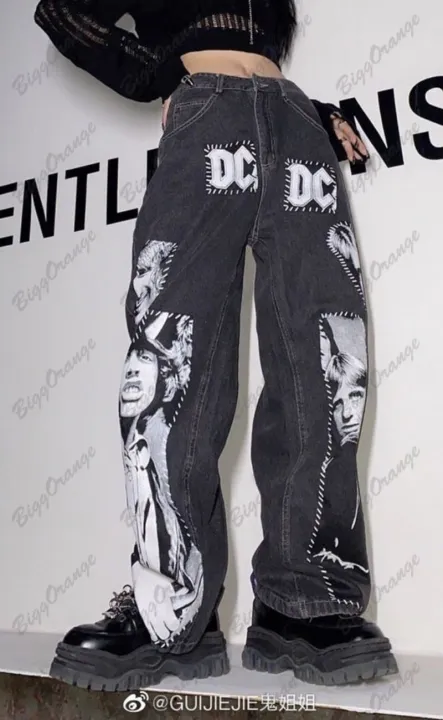 Four%20Seasons%20Comfortable%20Pants%20Character%20Sticker%20Jeans%20ins%20Fashion%20High%20Street%20Lazy%20Harajuku%20Cargo%20Pants%20Streetwear%20mens%20jeans%20-%20Image%202