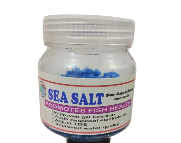 Aqua Salt/ sea salt/ Raw salt / Iodine free salt for Aquarium use 50/120gm Economy Pack