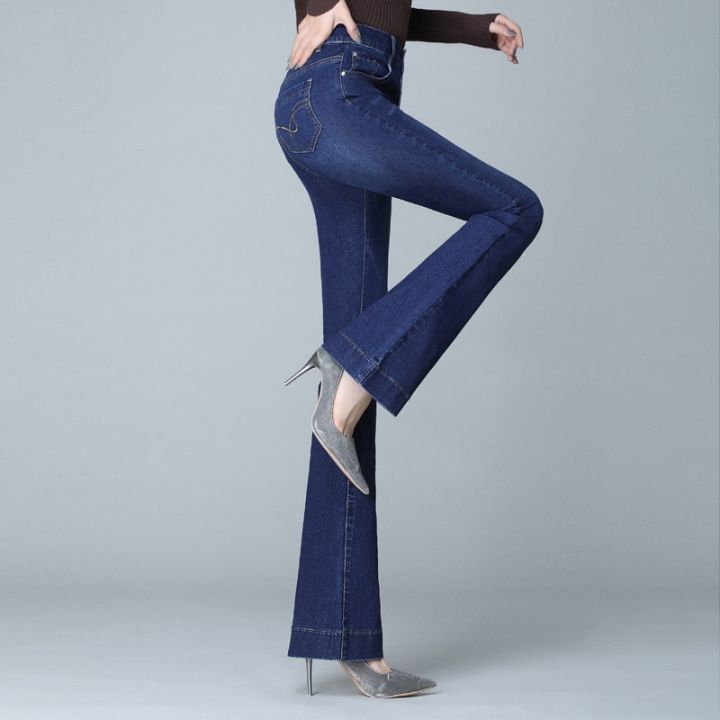 Flared%20Jeans%20for%20Women%202022%20Stretch%20Denim%20Classic%20Pants%20High%20Waist%20Flare%20Jeans%20Spring%20Autumn%20Denim%20Trousers%20Ladies%20Jean%20Black%2034%20-%20Image%208