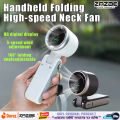 Turbo Fan HandheldRechargeable Fan Portable Mini Hand Fan USB Rechargeable Foldable Hanging Neck Fan 3600mAh USB Mini Portable Small Turbo Fan. 