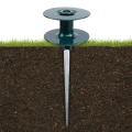 4 Pack Hose Guide On Zinc Spike Garden Hose Guide With Metal Spike Garden Hose Guide Spikes ABS+Zinc Alloy.