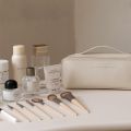 Large Travel Cosmetic Bag for Women Leather Makeup Organizer Female Toiletry Kit Bags Make Up Case Storage Pouch Luxury Lady Box.