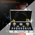 Excavator Hydraulic Pressure Test Kit with Testing Point Coupling and Gauge. 