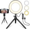LZ-33 LED Ring Light Fill-in Light for Makeup Live Streaming Shooting Photo Video Photography. 