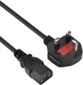 iPOWER 1.5 Meter Power Cable 3 Pin UK Plug Power Cord Cable. 
