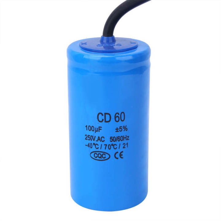 Switching Capacitor CD60 250V 100uf Explosion-Proof Electronic Component for Refrigerators