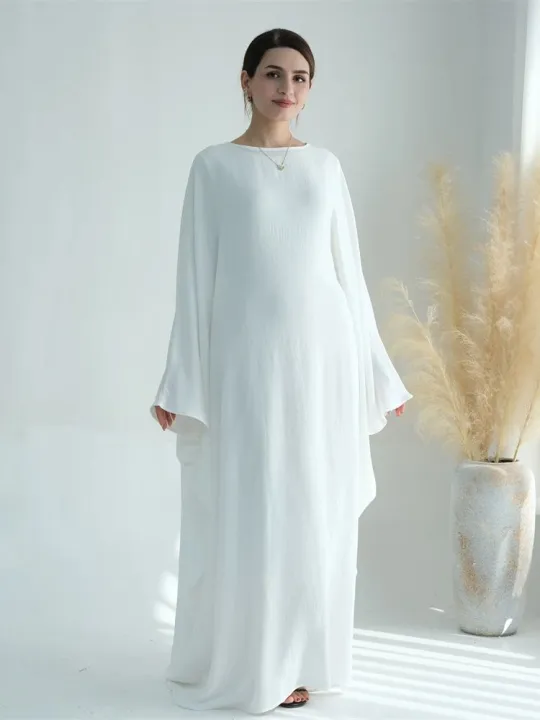 Ramadan%20Eid%20Crepe%20Batwing%20Butterfly%20Modest%20Abaya%20Dubai%20Luxury%202024%20Muslim%20Jersey%20Hijabs%20Kaftan%20Dress%20For%20Women%20Kebaya%20Vestidos%20-%20Image%205