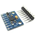 GY-521 MPU6050 Module GY521 Sensor Module DC 3V 5V 3 Triple Module 3 Axis Analog Accelerometer Compatible Board For Arduino IIC I2C Interface GY-521 Gyro Sensors 8 Pin Leads Header. 