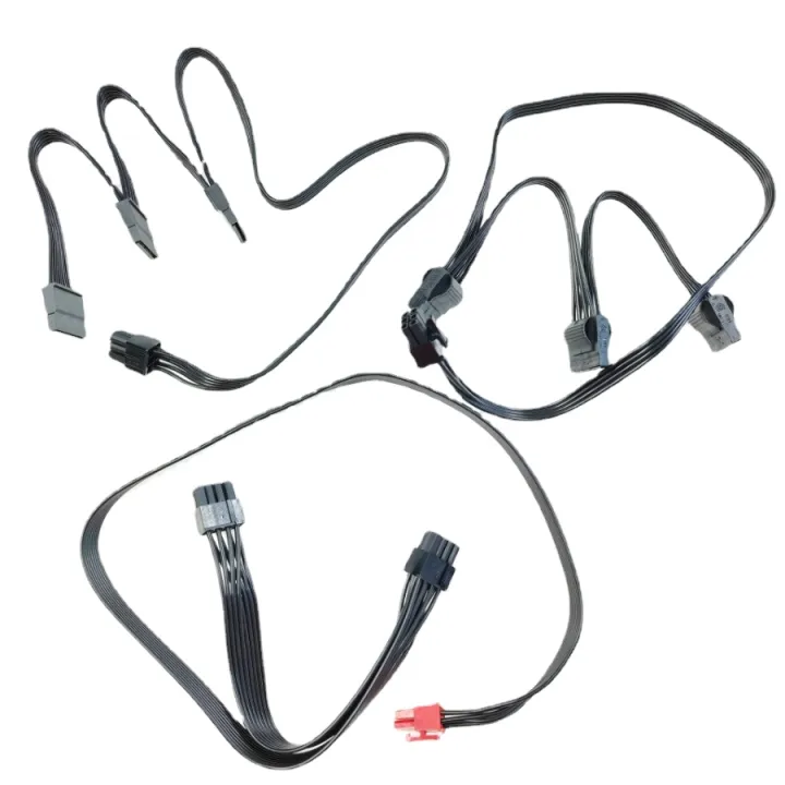 6Pin SATA GPU IDE Power Supply Cable for Tt Thermaltake TR2 RX500 RX-500 RX-500PP Power Module