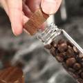 10x Single Bean Storage Tubes Coffee Tubes Coffee Bean Cellars Airtight Sealed Glass Canister Jars for Coffee Lovers. 