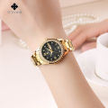 WWOOR Ladies Watches Top Brand Luxury Diamond Bracelet Watches For Women Stainless Steel Dial Quartz Wrist Watch 8856.