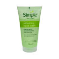 Simple Refreshing Facial Gel Wash. 