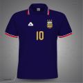 Argentina 10 short Sleeve Polo Football Jersey For Men - Argentina PK Polo Jersey - Argentina Jersey. 