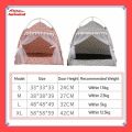 VibeVendor HW Pet Tent Bed Puppy Dogs Tent House Pet House Puppy Dogs Cats Bed Pet Supplies Summer Dog House Pet Products. 