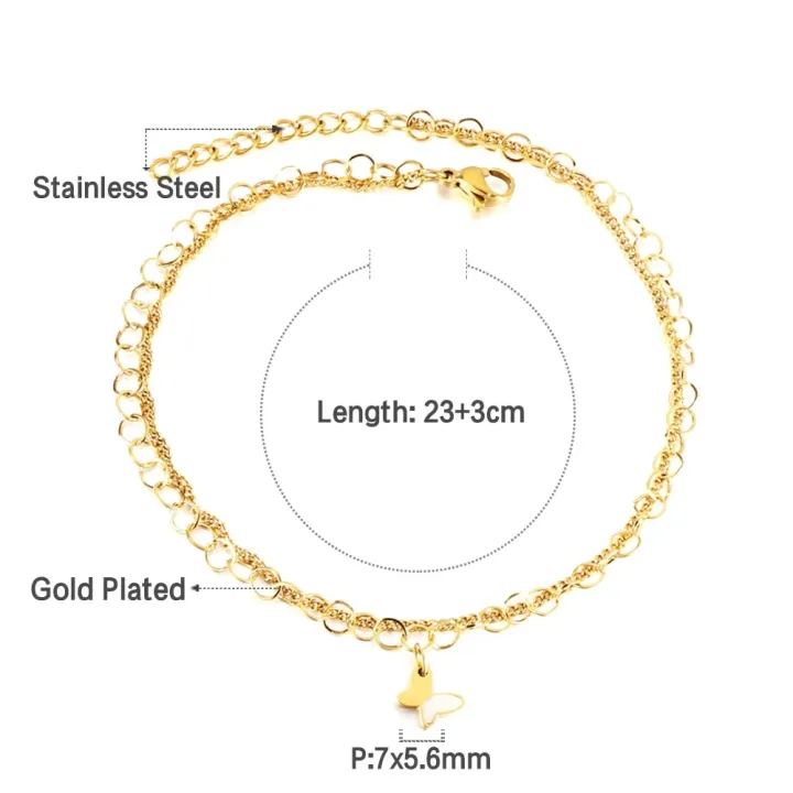 ASON%20Double%20Layers%20Anklet%20White%20Shell%20Butterfly%20Charm%20Anklets%20On%20Leg%20For%20Women%20Beach%20Accessories%20Stainless%20Steel%20Jewelry%20-%20Image%206