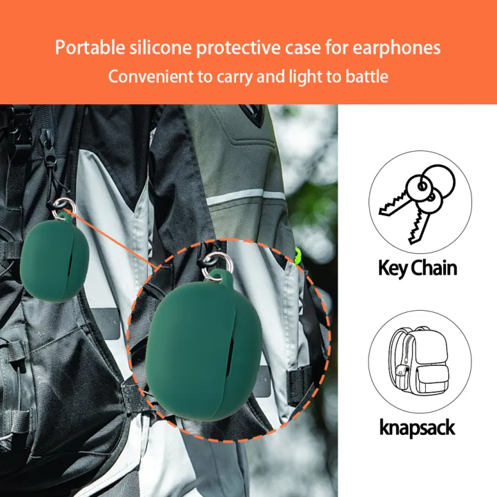 (Only%20Cover)%20For%20QCY%20MeloBuds%20N20%20Premium%20Earbuds%20Protective%20Cover%20with%20hanging%20hook%20(Headphone%20not%20included)%20Headphone%20not%20included%20-%20Image%203