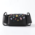 DSstyles Universal Stroller Organizer With Insulated Cup Holder Phone Bag Stroller Hanging Bag Multi-Pocket Storage Bag. 