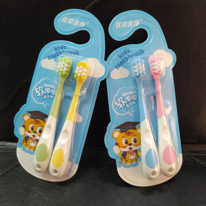 Children's%20soft%20bristle%20toothbrush%20cartoon%20cute%20shape%203-9%20years%20old%20baby%202pcs%20card%20set%20-%20Image%207