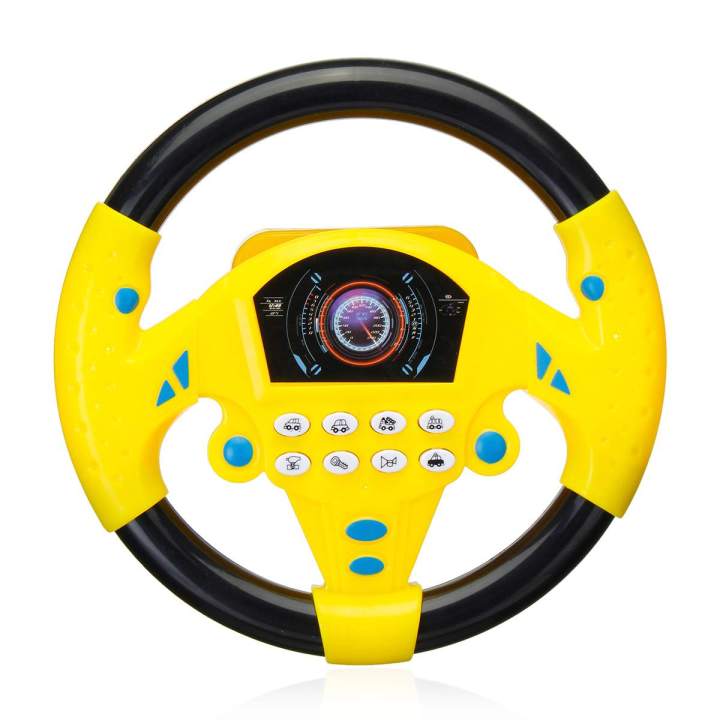 【3C VictoryEagle】Musical Instruments Baby Wheel Puzzle Developing Educational Simulation Steering Wheel Toys For Child Gift