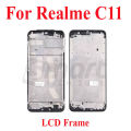 For Realme C11 C15 C17 C20 C21 C21y C25 C31 C33 C35 C51 C53 Only Front LCD Frame Housing Replacement Parts. 