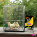 Code- 6045 - 18 x 12 Inches Thin Metal Wire Cage with Tray, Food & Water Pot for Budgerigar,Lovebirds,Finches,Parrots,Hamster,Cockatiel, Chicken,Duck,Quail,Rabbit ,Cat,Dog ,Dove | bird cage house accessories food toy nest harness feeder china decoration.