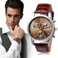 Watch Men Crocodile Faux Leather Mens Analog Quartz Wrist Watch Watches Men Sports Watch Relogio Masculino. 