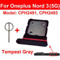 Sim Tray SD Card Tray Holder Card Compatible with Oneplus 1+ Nord 3 Nord CE2 Lite CE3 Lite Nord N20 N30 With Sim Ejector Pin Replacement Part. 