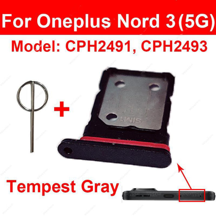 Sim%20Tray%20SD%20Card%20Tray%20Holder%20Card%20Compatible%20with%20Oneplus%201+%20Nord%203%20Nord%20CE2%20Lite%20CE3%20Lite%20Nord%20N20%20N30%20With%20Sim%20Ejector%20Pin%20Replacement%20Part%20-%20Image%202