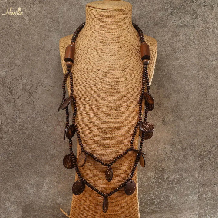 Bohemian%20Necklace%20Double%20Layer%20Retro%20Woven%20Necklace%20for%20Birthday%20-%20Image%205