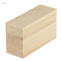 100x Natural Unfinished Pine Wood Rectangle Board Panel for Arts Woodcrafts. 