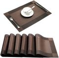 6 Dinning Table Mat With 1 Runner (6+1=7 Pcs) Table Mats Set - PVC.