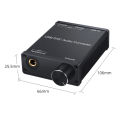DAC Audio Converter Adapter with Headphone Amplifier USB to Coaxial.