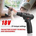 KOGEEK 18V Multifunctional Electric Impact Cordless Drill High-power Hand Drills Home DIY Electric Power Tools. 