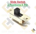 5Pcs DPDT Slide Switch 2 Positions 6 Pin Panel Mount Big Size For Electrical DIY. 