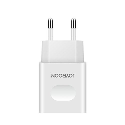 JOYROOM%20L-L221%205V%202A%20Portable%20Dual%20USB%20Ports%20Smart%20Charge%20Travel%20Charger%20with%201m%20Micro%20USB%20Charging%20Cable%20White%20Color%20-%20Image%202
