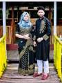 New haif Silk Saree And Cotton Panjabi For Combo Couple for man and women.
