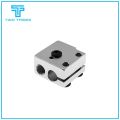 1pcs Volcano hot end eruption heater block heating block 1.75 3mm Filament V5 V6 Extruder J-head Aluminium Heater block. 