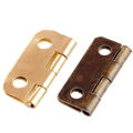 50pcs Mini Small Jewelry Chest Gift Wooden Box Case Furniture Dollhouse Door Hinge with Screw Home 16*13mm. 