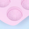 Fruit Shaped Silicone Mold 6 Holes Lemon Shaped Silicone Mold DIY Soap Mold Fondant Chocolate Mould Cake Pudding Baking Mold Luolong.